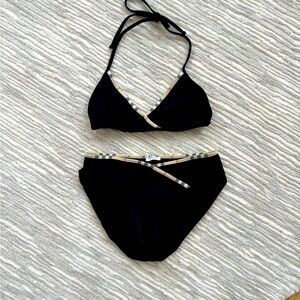 Burberry two piece bathing suit in a size M